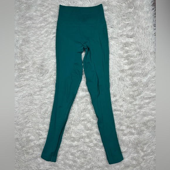Lululemon Zone In Tight Forage Teal Green Size 4 Leggings - Picture 4 of 8